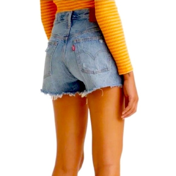 Levi’s Premium 501 Denim Cut Off Jean Shorts - Picture 2 of 15